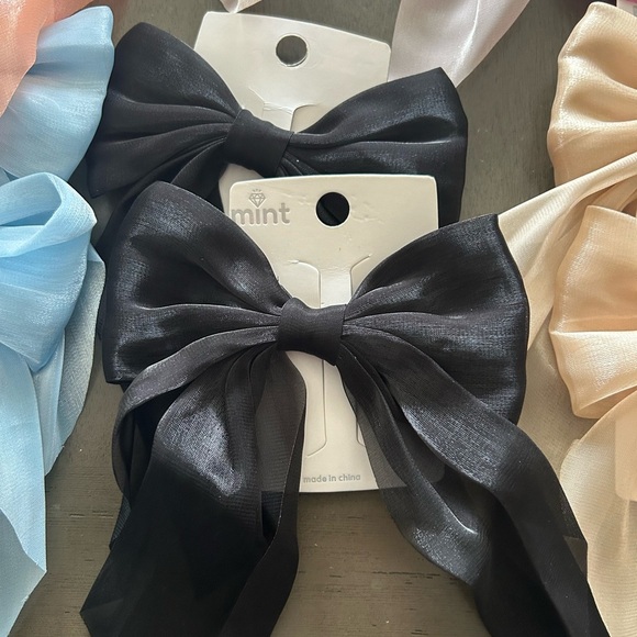 😍Set of 11 Elegant Sheer Hair Bows Set - Picture 5 of 8